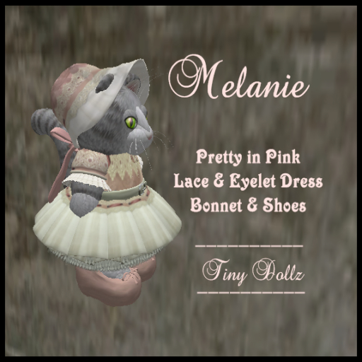 Tiny Dollz Melanie Pretty in Pink BOX