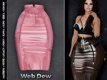 ::WD:: Skirt & Belt Jirawat - Rose Pink
