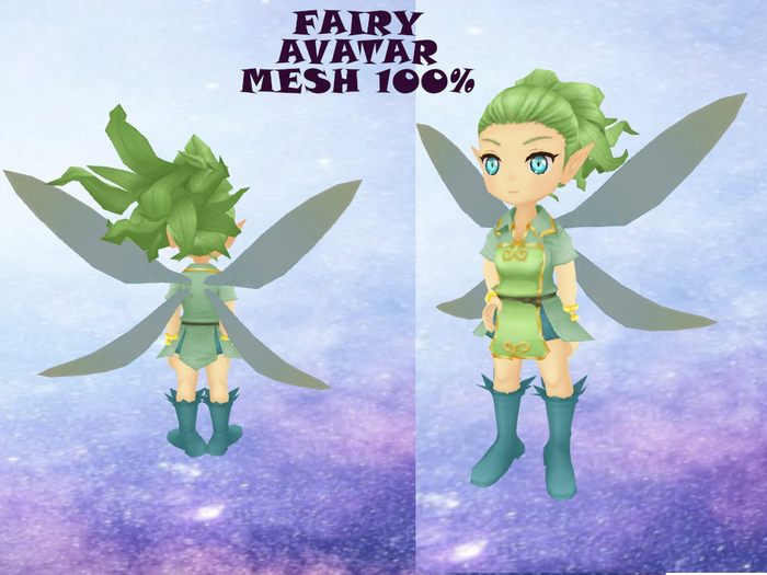 fairy avatar anime mesh