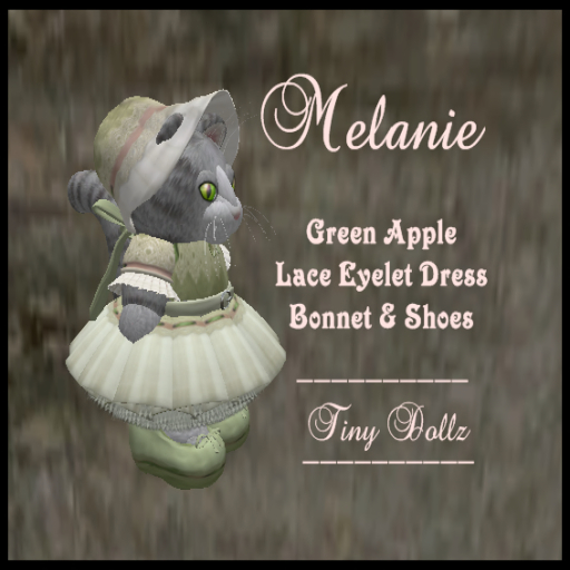 Tiny Dollz Melanie Green Apple BOX