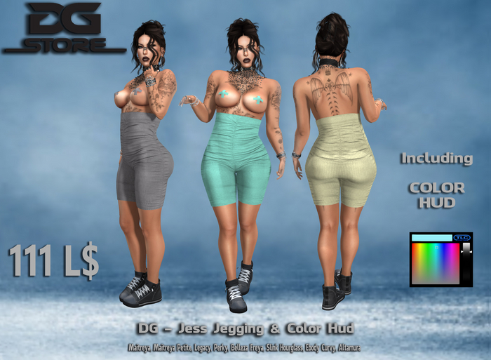 DG - Jess Jegging & Color Hud - Box
