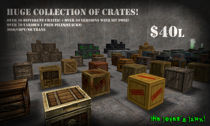 Huge Collection Of Crates!