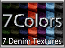 Zoy Texture [ Denim Wrinkles ] 7 Colors
