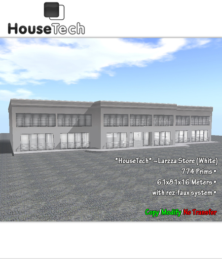 *HouseTech* ~Larzza Store (White) [NEW]