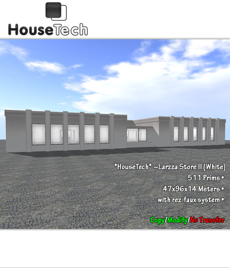 *HouseTech* ~Larzza Store III (White) [NEW]