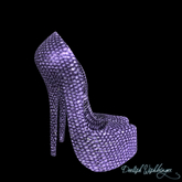 Sparkling Sequins PUMPS2 BELLEZA LAVENDER~wear to unpack