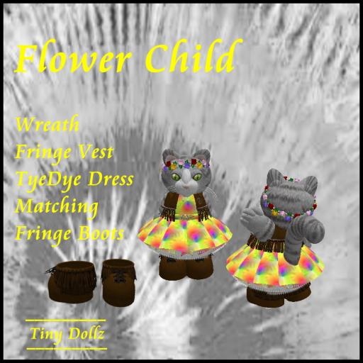 TINY FLOWER CHILD YELLOW BOXED