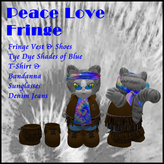 TINY FRINGE BLUE BOXED