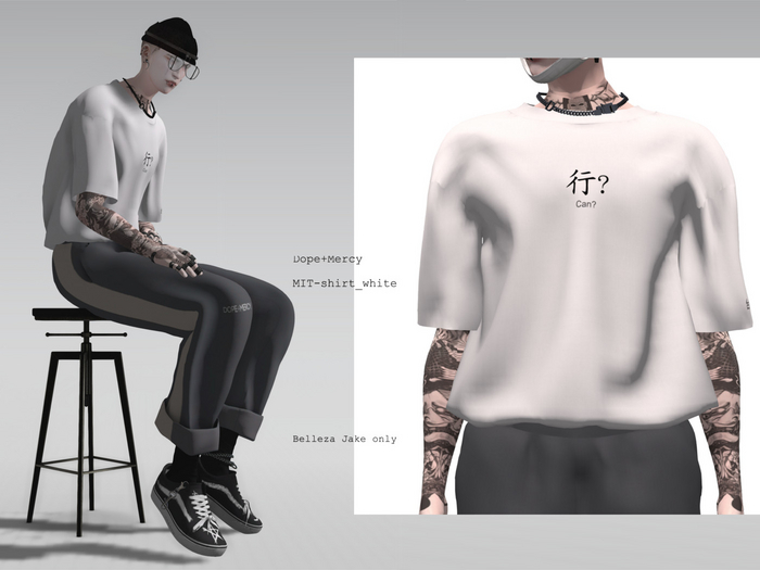 [Dope+Mercy] MIT-shirt_White