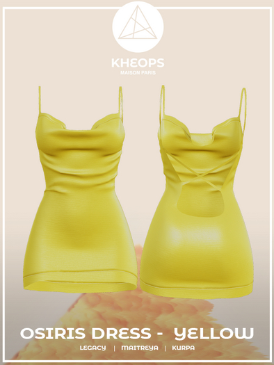 Kheops /\ - Osiris Dress  - Yellow