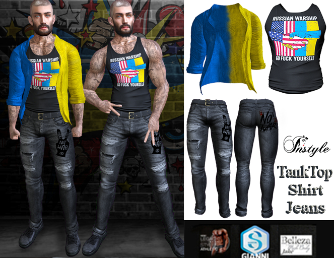 Sale 50%InStyle-Set  *No war*-Shirt&TankTop&Pants - 2.2
