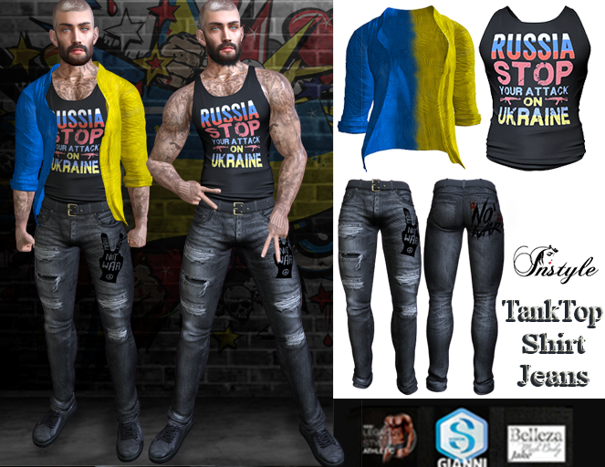 Sale 50%InStyle-Set  *No war*-Shirt&TankTop&Pants - 2.3