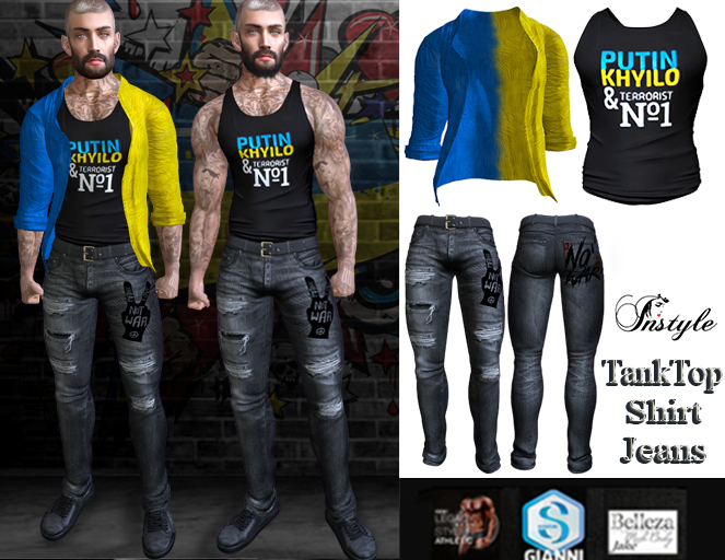 Sale 50%InStyle-Set  *No war*-Shirt&TankTop&Pants - 2.4