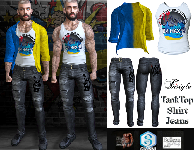 Sale 50%InStyle-Set  *No war*-Shirt&TankTop&Pants - 2.5