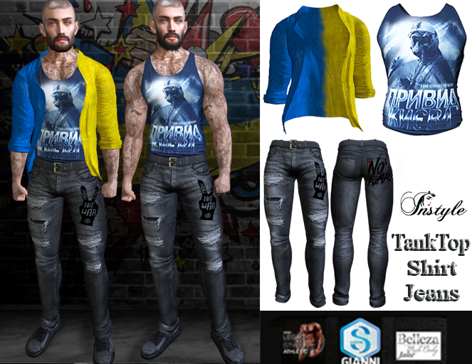 Sale 50%InStyle-Set  *No war*-Shirt&TankTop&Pants - 2.6