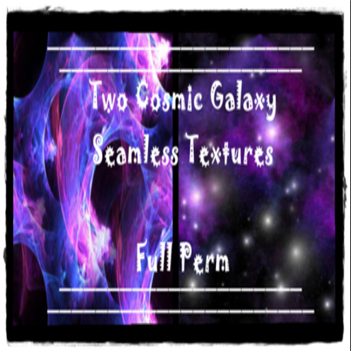 Two Cosmic Galaxy Seemless Textures