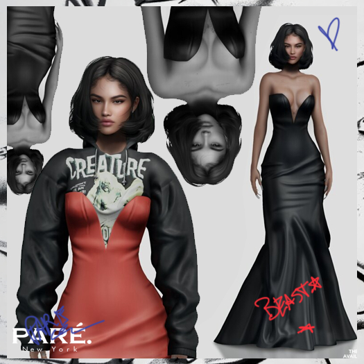 Pare.Sire Hoodie Bodycon - Fatpack