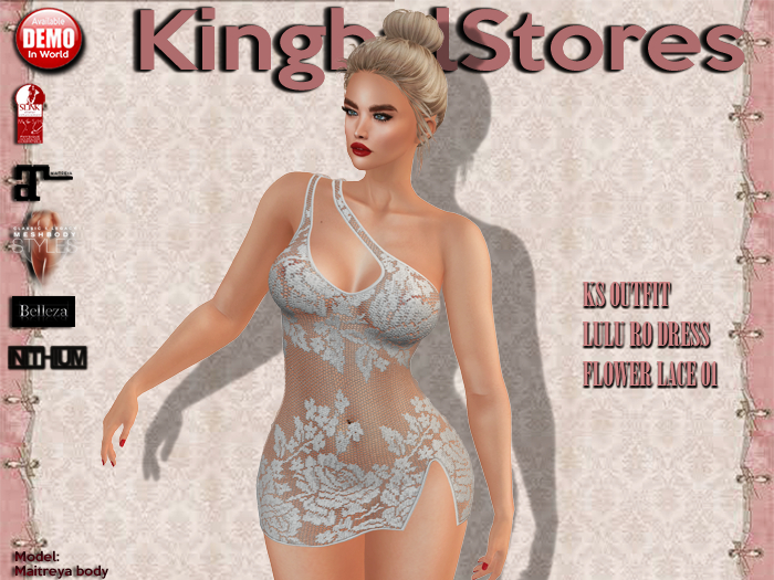 KS OUTFIT LULU RO DRESS FLOWER LACE 01