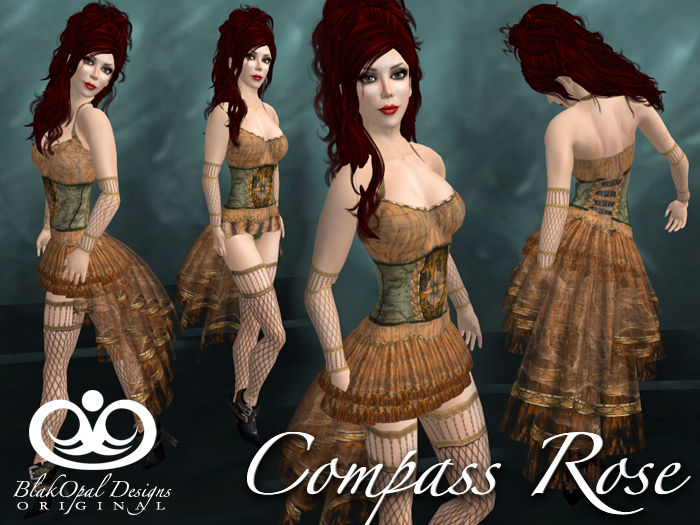 Compass Rose Outfit - Peach