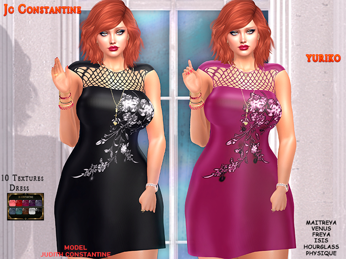[JC CONSTANTINE] Yuriko FullPack Dress