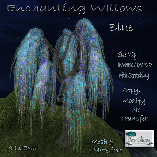 +Inner Mantra+  Enchanting Willows BLUE {box}