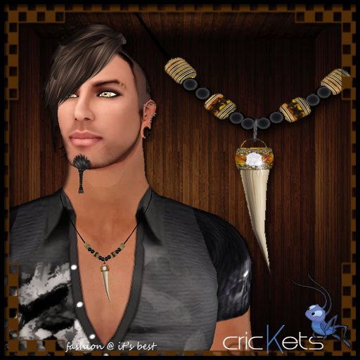 Crickets "Shark Tooth Pendant Necklace"