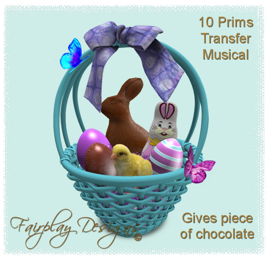 Musical Deluxe  Assorted Pastel  Easter Basket