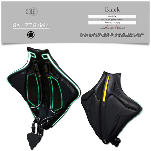 :::SOLE::: SA - PT Shield (Black)