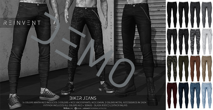 REINVENT I Biker Jeans I DEMO