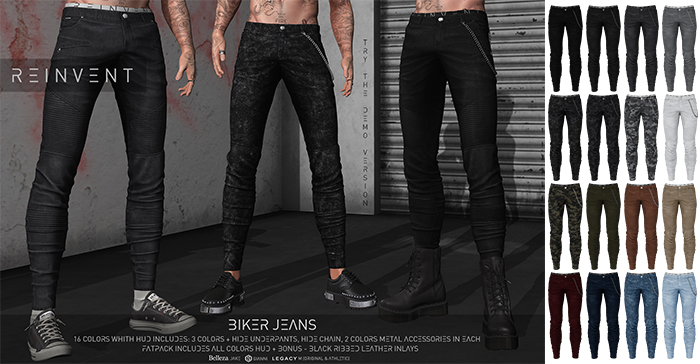 REINVENT I Biker Jeans I FATPACK