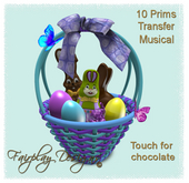 Purple Delight Assorted Pastel Easter Basket *TOUCH ME*