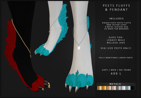 [MODZ] PEETS FLUFFS & PENDANT - DIGI LEGACYM / JAKE - BOXED