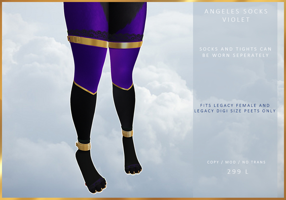 [MODZ] ANGELES SOCKS - VIOLET - LEGACY ONLY (ADD ME)