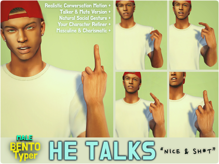 [BENTO-TYPER] (M) He Talks #4. Nice