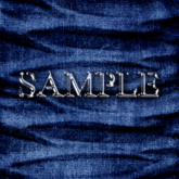 Zoy Texture [ Denim Wrinkles 02 ] Blue