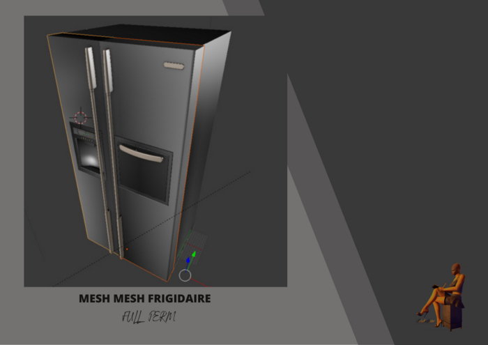 Double Door Mega Freezer - Full Perm Mesh