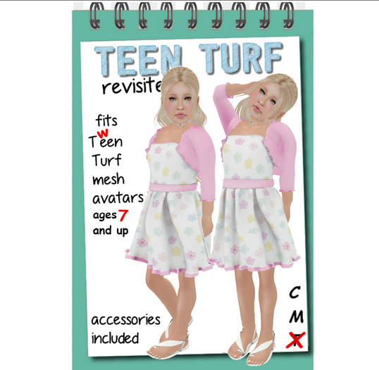 Teen Turf Easter Dress Set 1 2022