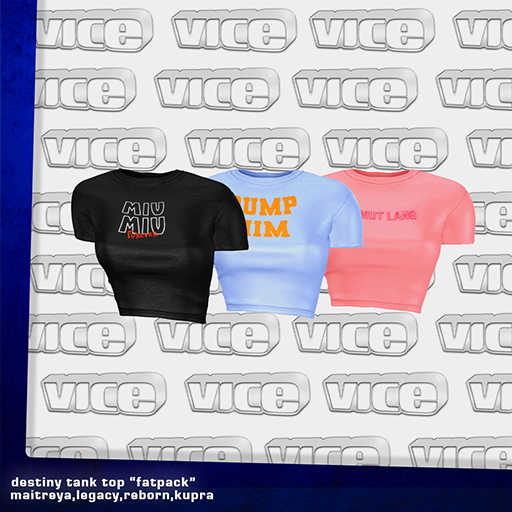 VICE - Destiny Crop Top "Fatpack"