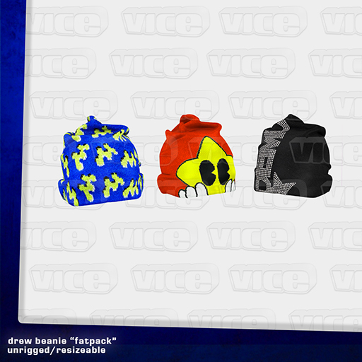 VICE - Drew Face Beanie "FATPACK"