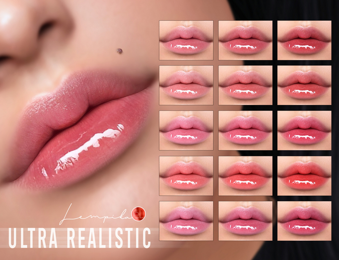 Lempika - 15 Lips Ultra Realistic Lelutka Evox #8 -DEMO-