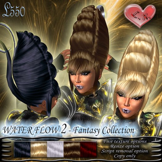 !!! L+N Signature !!!  Water Flow 2 Fantasy Hair  Collection