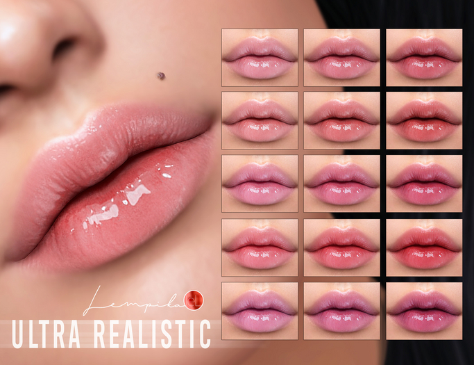 Lempika - 15 Lips Ultra Realistic Lelutka Evox #7 -DEMO-