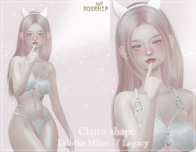 + Rosehip - Claire shape - Lelutka Milan // Legacy