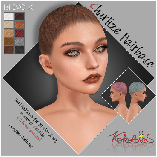 [KKLRS] Charlize Hairbase {bxd} - wear me!