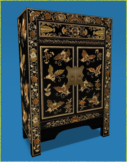 Frog- Asian cabinet 001