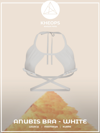Kheops /\ - Anubis Bra - White