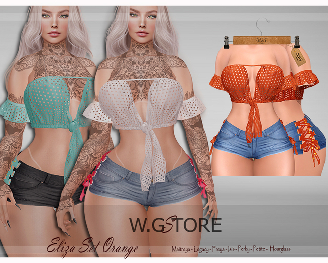 W.G STORE - Eliza Set ORANGE