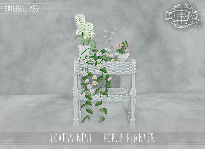 -DRD- Lovers Nest - Porch Planter