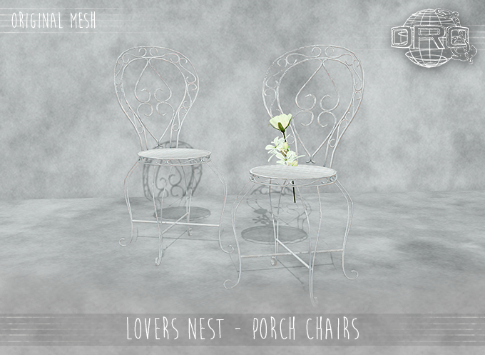 -DRD- Lovers Nest - Porch Chairs