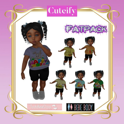 {Cuteify} Easter Tshirt Fatpack 